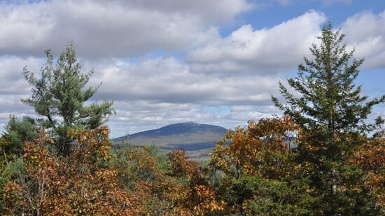 Mt Monadnock from the summit of Little Monadnock in fall