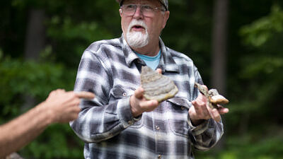 George Caughey on a mushroom walk (photo © Ben Conant)