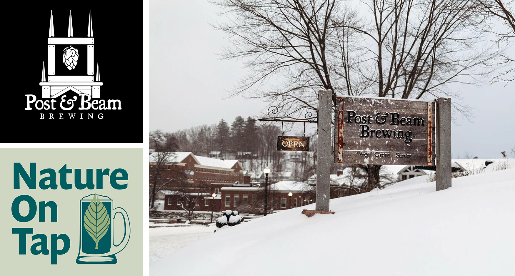 Post & Beam-Nature on Tap-Winter Scene (courtesy photos)