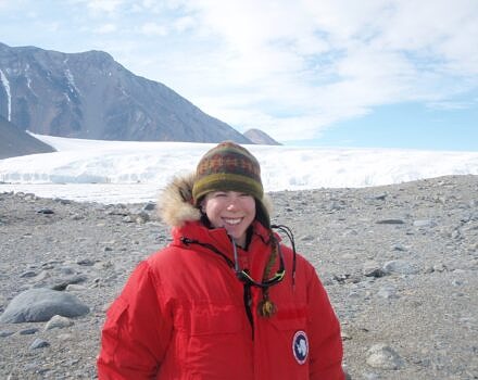 Karen Seaver in Antarctica (courtesy photo)