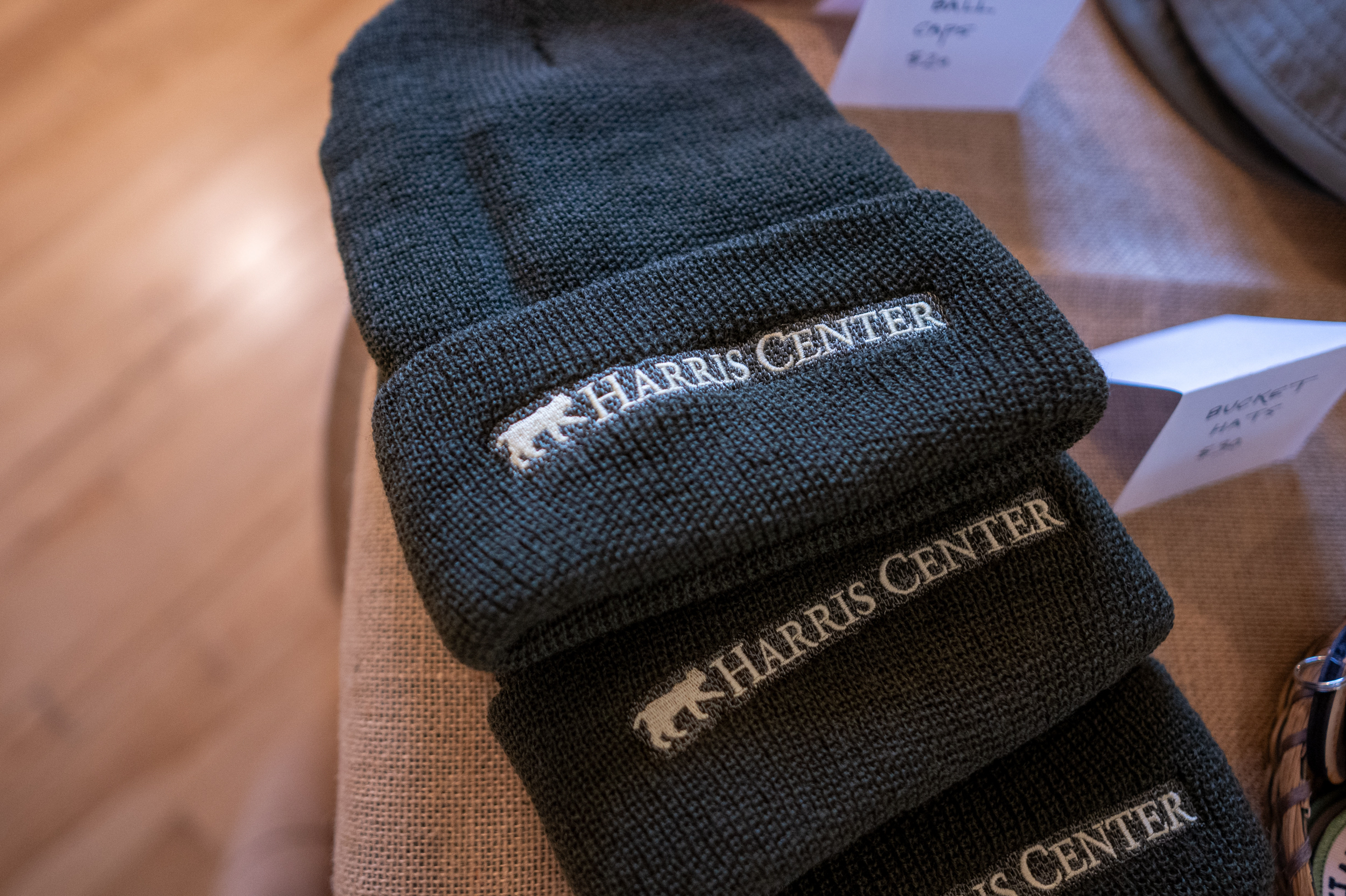 Harris Center beanie hats (photo © Ben Conant)