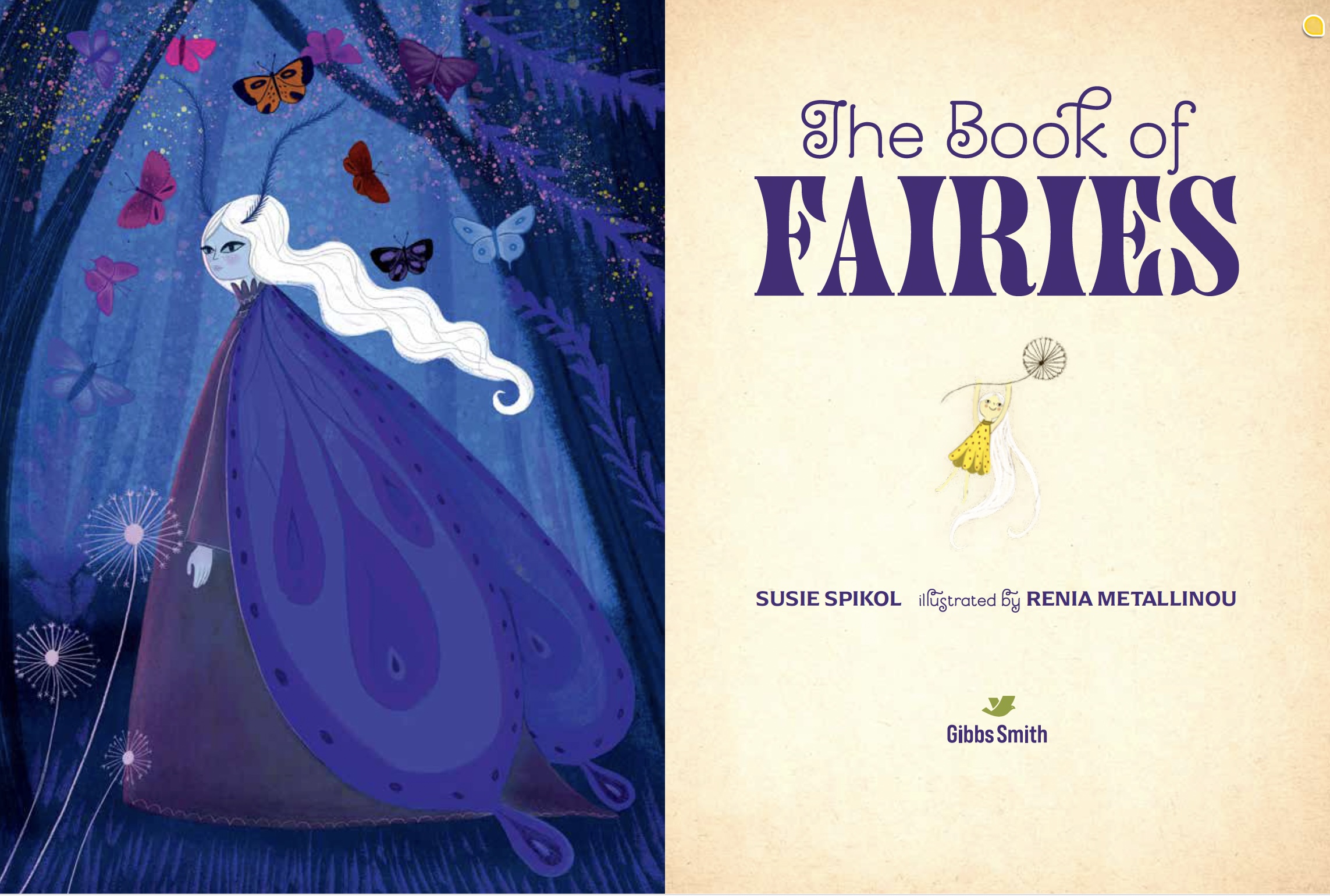 Interior pages from The Book of Fairies by Susie Spikol