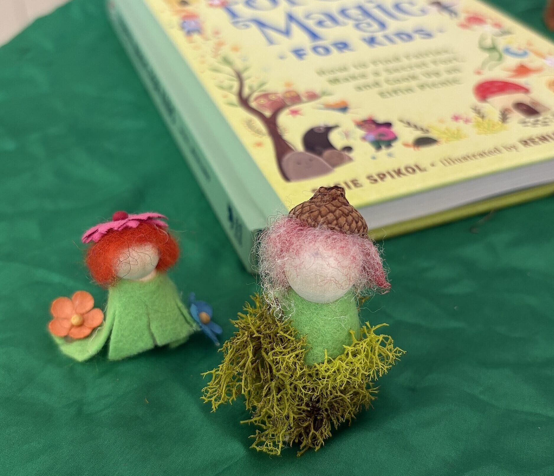 Handmade gnomes and Forest Magic for Kids (photo © Michelle Aldredge)