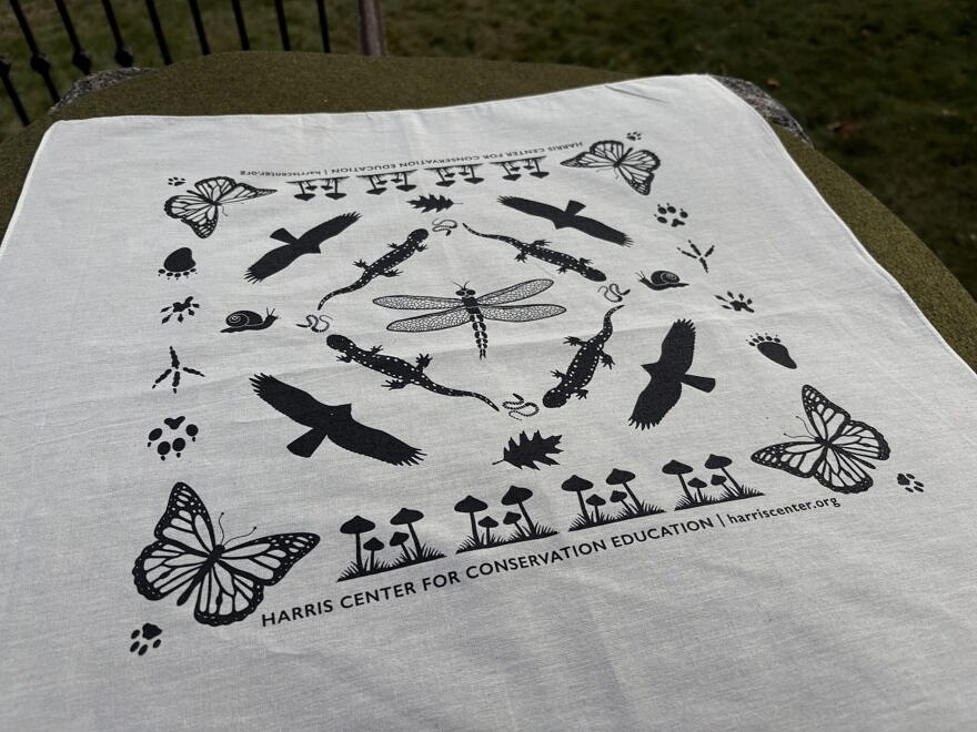 Harris Center cream bandana (photo © Michelle Aldredge)