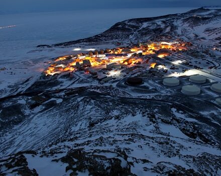 McMurdo Station in Antarctica (photo © Eli Duke via Flickr Commons)