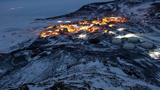 McMurdo Station in Antarctica (photo © Eli Duke via Flickr Commons)
