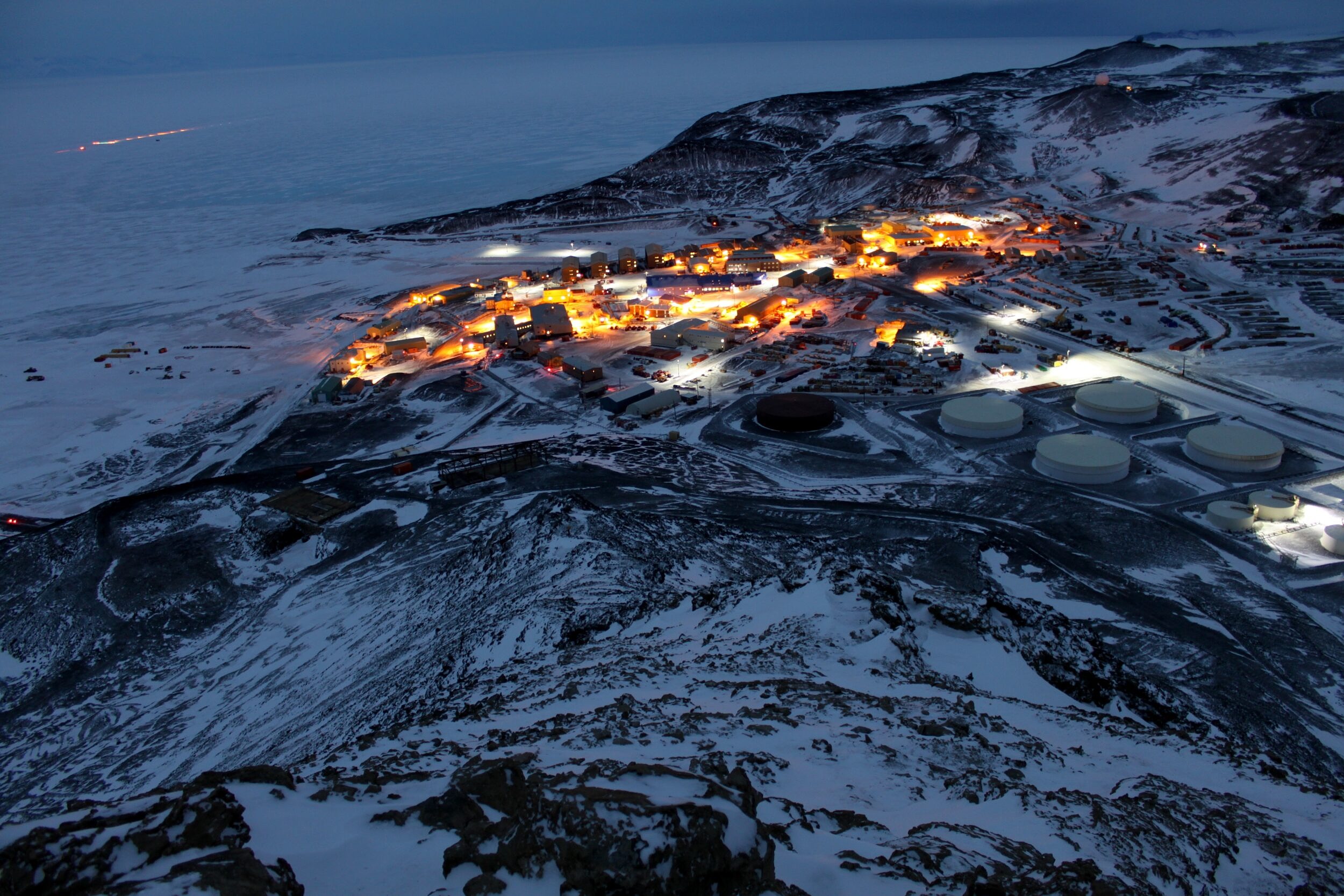 McMurdo Station in Antarctica (photo © Eli Duke via Flickr Commons)