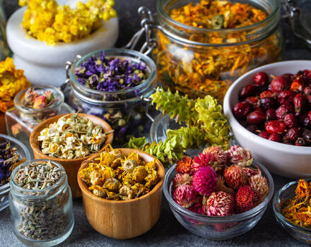 Dried herbs (photo © Esin Deniz via Adobe)