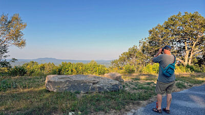 Birding on the accessible trail at Beech Hill (photo © Brett Amy Thelen)