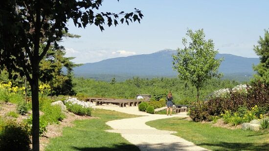 Cathedral of the Pines and Mount Monadnock (photo © Wikimedia)