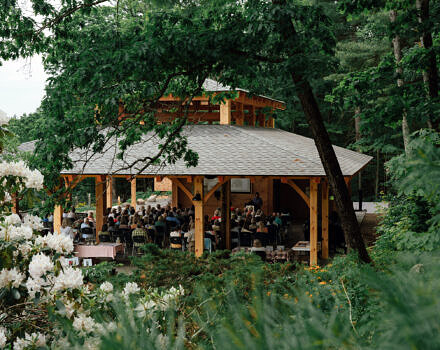 The newly completed Eleanor Briggs Open Lodge (photo © Oriana Camara)