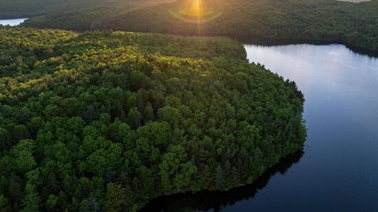 Lake Nubanusit and the Nelson Highlands (photo © Society for the Protection of New Hampshire Forests)