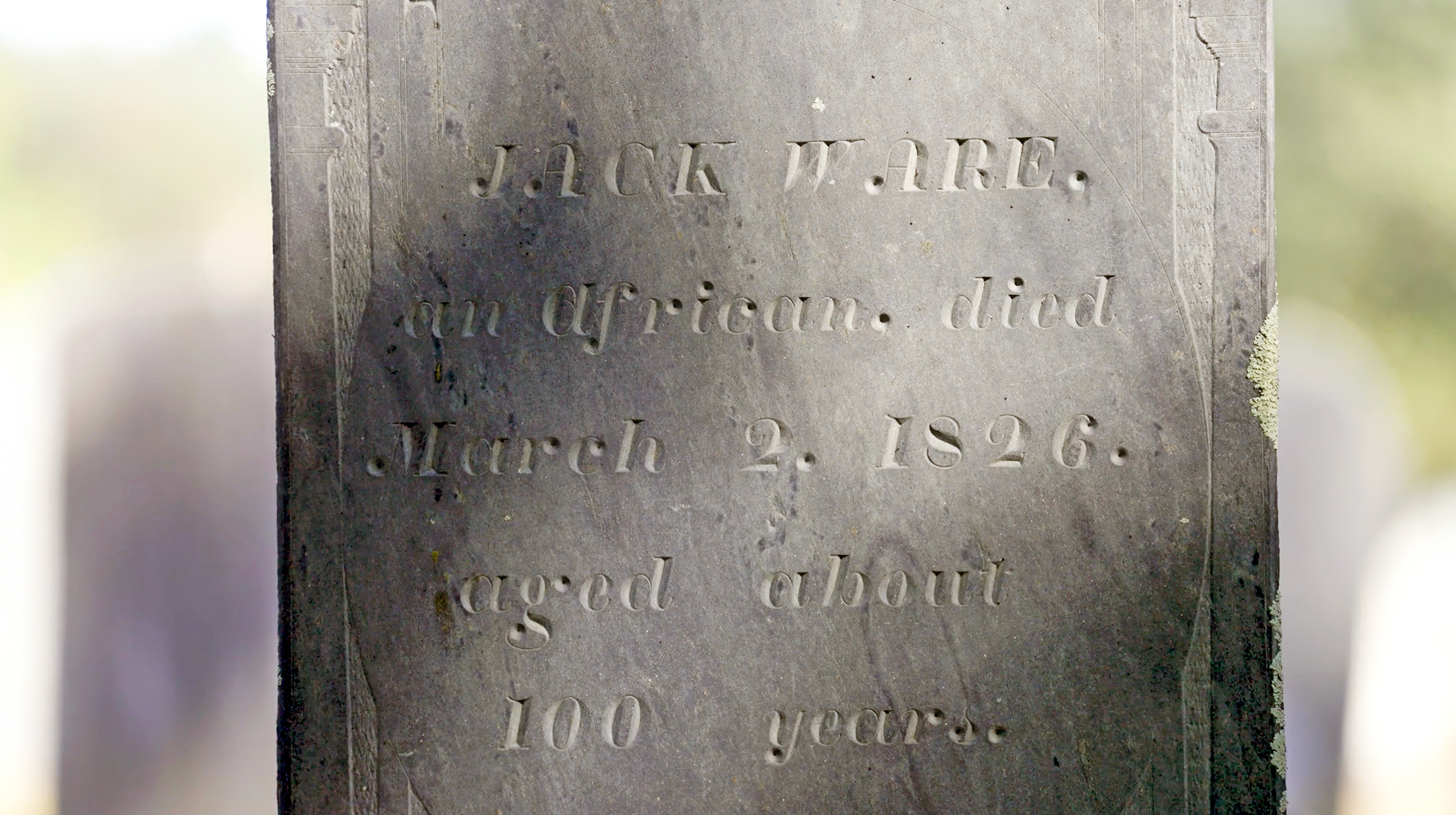 Jack Ware's tombstone in Hancock (photo © The Salt Project)